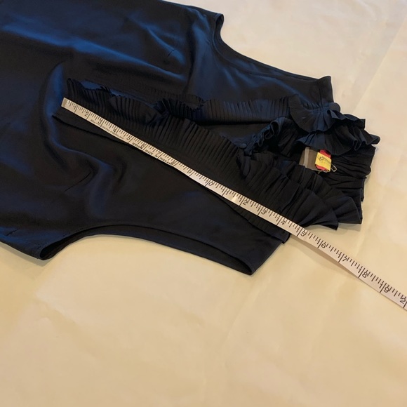 Kenar 100% silk sleeveless top black M - Picture 10 of 11